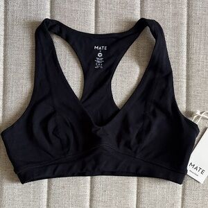 MATE The Label Organic Stretch V-Neck Bra